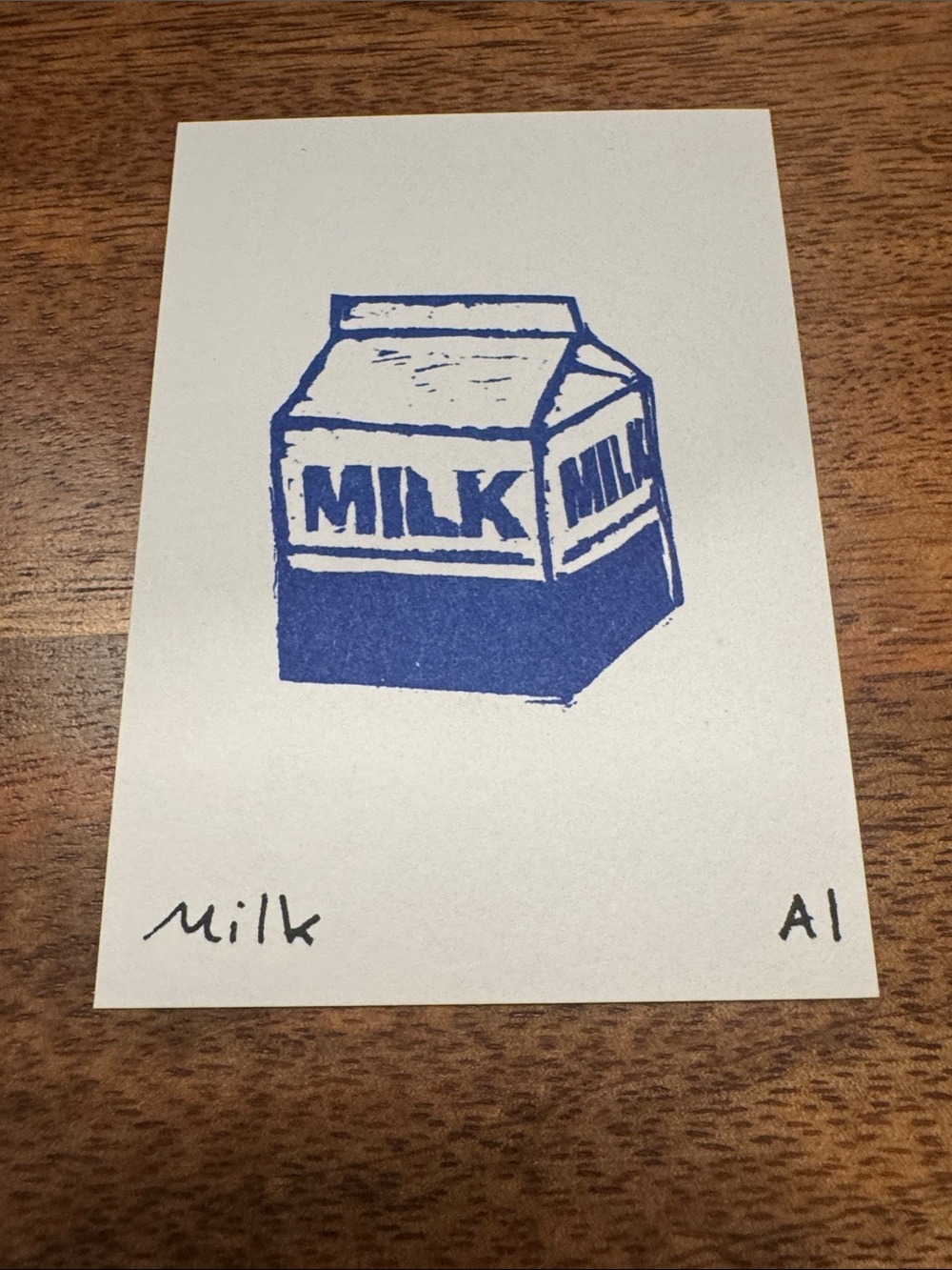 Inciardi - Milk - Mini Print